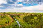 USA-Washington State-Palouse-Colfax River Valley Art Print